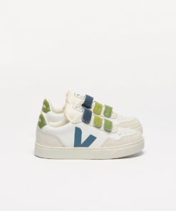 VEJA V-90 Leather Multico White California