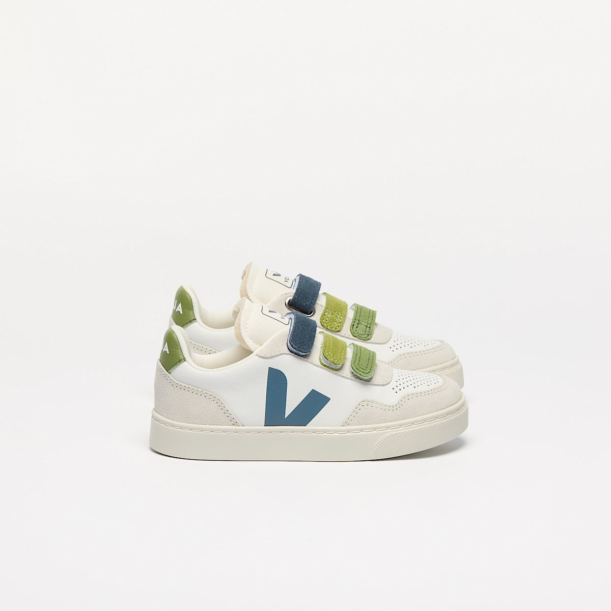 VEJA V-90 Leather Multico White California