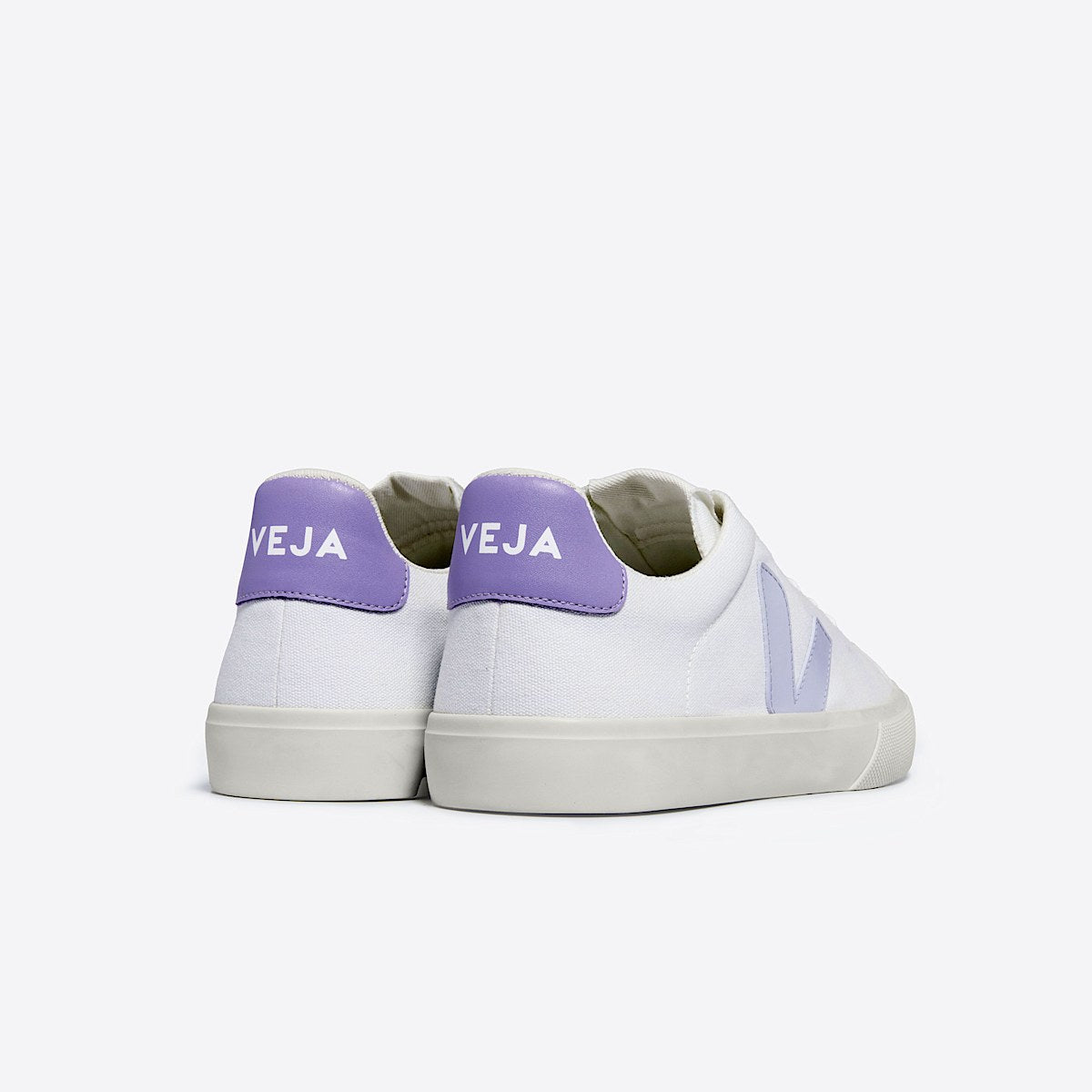VEJA Campo Canvas White Swan Lavande - Image 3