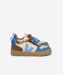 VEJA V-10 Leather Crema Multico Aqua
