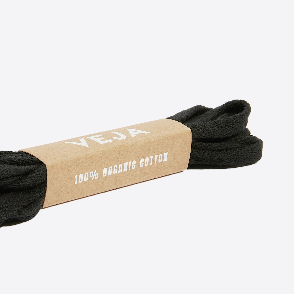 VEJA Laces Organic Cotton Black - Image 2