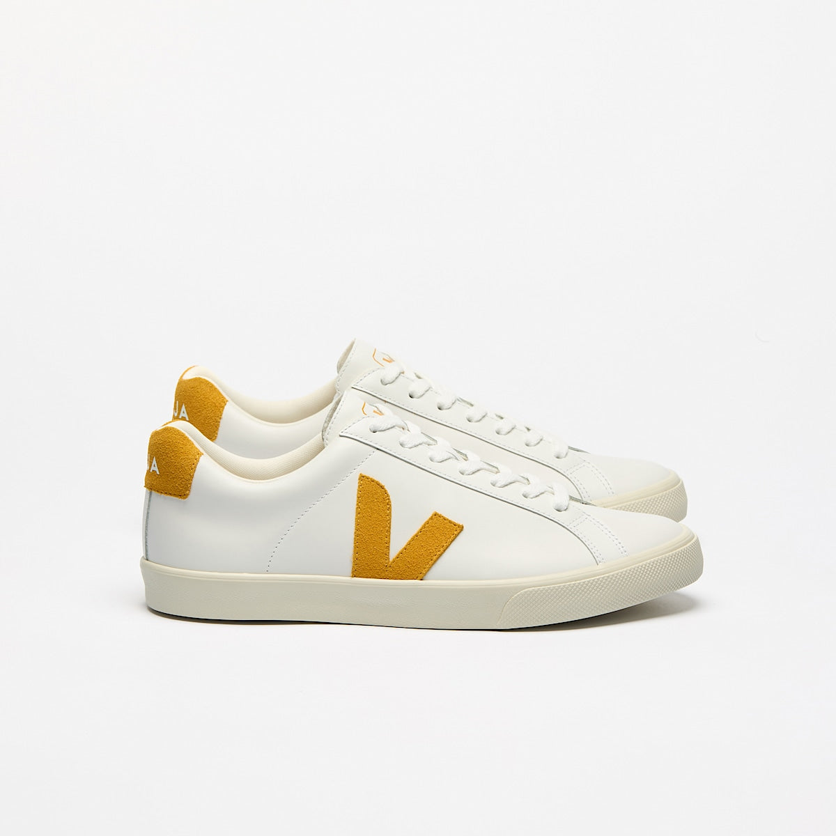 VEJA Esplar Leather White Safran