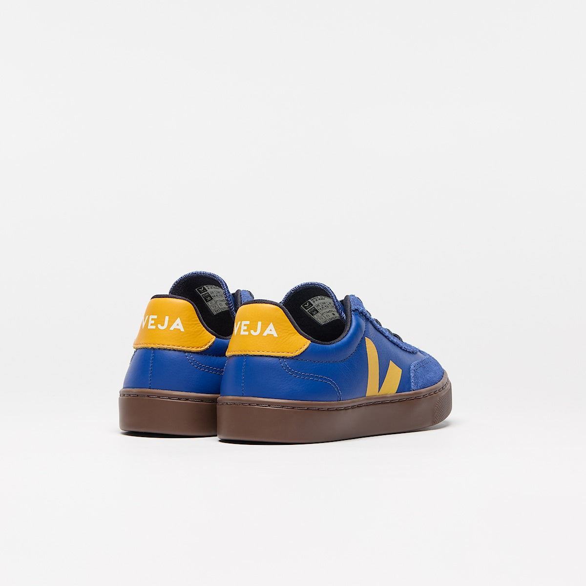VEJA Volley Elastic Laces Leather Atlantic Ouro Bark - Image 3