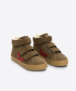 Alternative view of VEJA Esplar Mid Furred Suede Brown Pekin