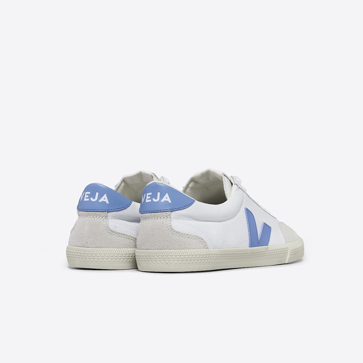 VEJA Volley Canvas White Aqua - Image 3