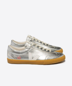 VEJA Volley Leather x Nk Store Silver White