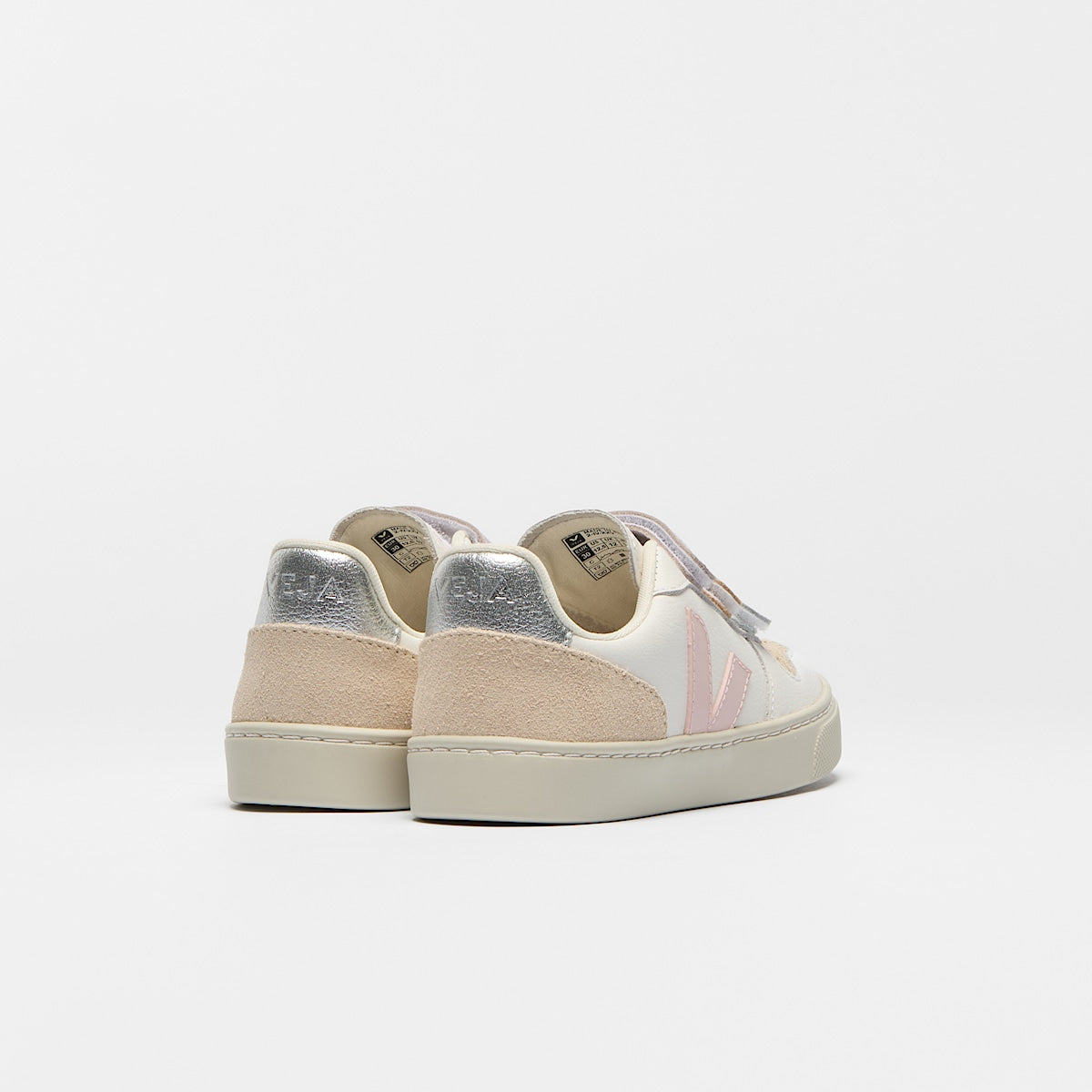 VEJA V-10 Leather White Petale - Image 3