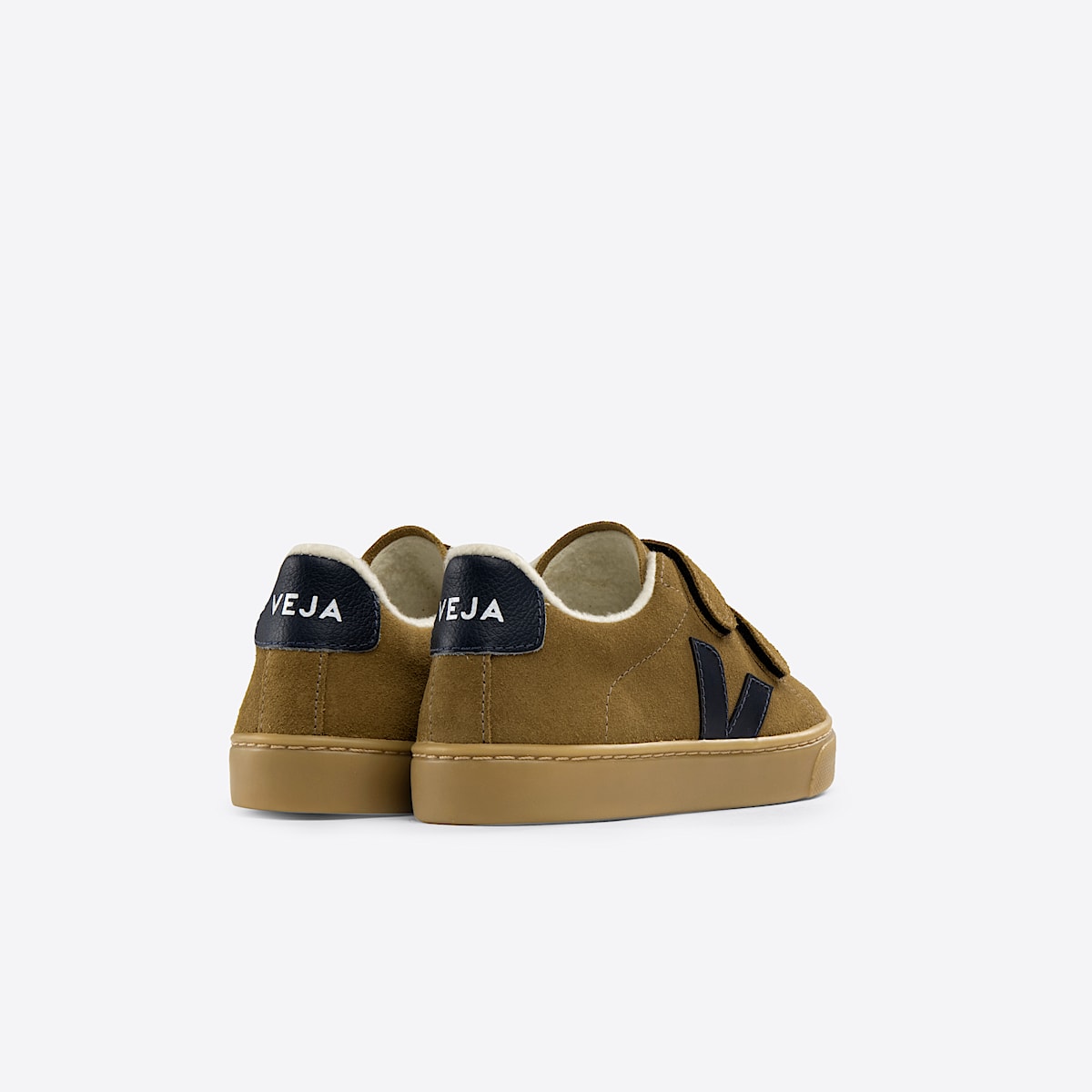 VEJA Esplar Furred Suede Camel Nautico - Image 3