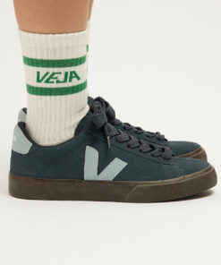 Alternative view of VEJA Iconic Socks Cotton White Green