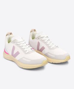 Alternative view of VEJA Impala Engineered-Mesh Glaze Parme