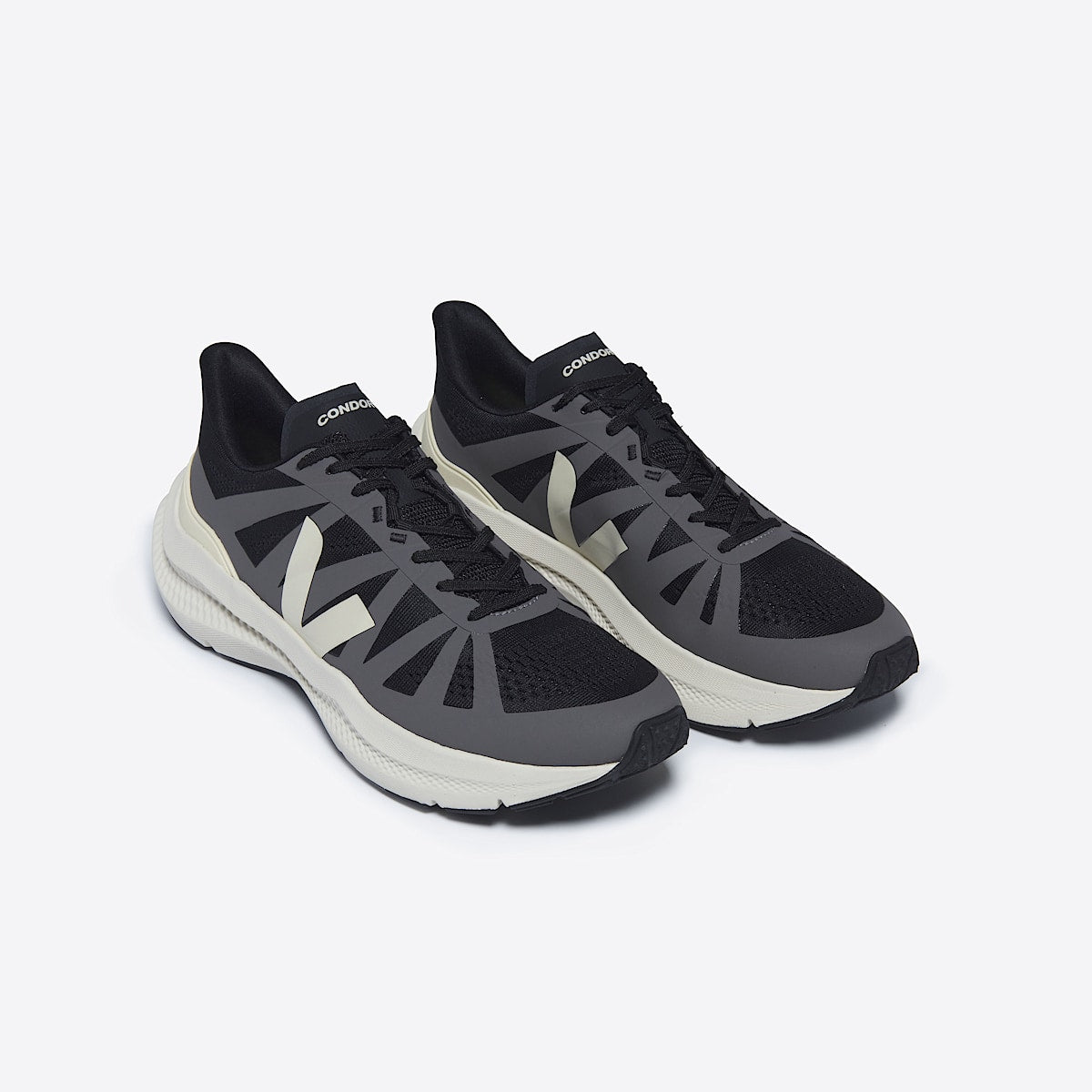 VEJA Condor 3 Engineered-Mesh Black Calcaire - Image 2