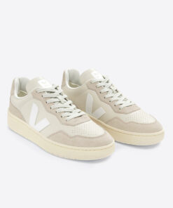 Alternative view of VEJA V-90 Leather Pierre White