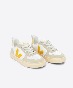Alternative view of VEJA V-10 Leather White Ouro Almond