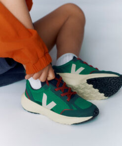 Alternative view of VEJA Canary Elastic Laces Alveomesh Emeraude Pierre