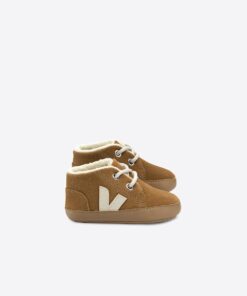 VEJA Baby Furred Suede Camel Pierre