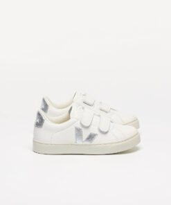 VEJA Esplar Leather White Silver