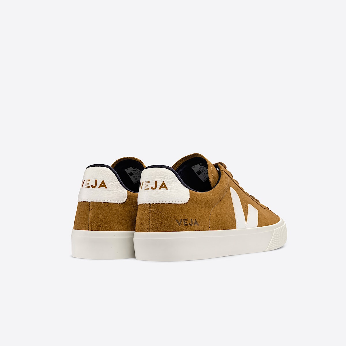 VEJA Campo Suede Camel White - Image 3