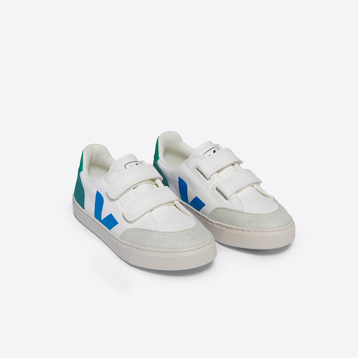 VEJA V-12 Leather White Multico Brittany - Image 3