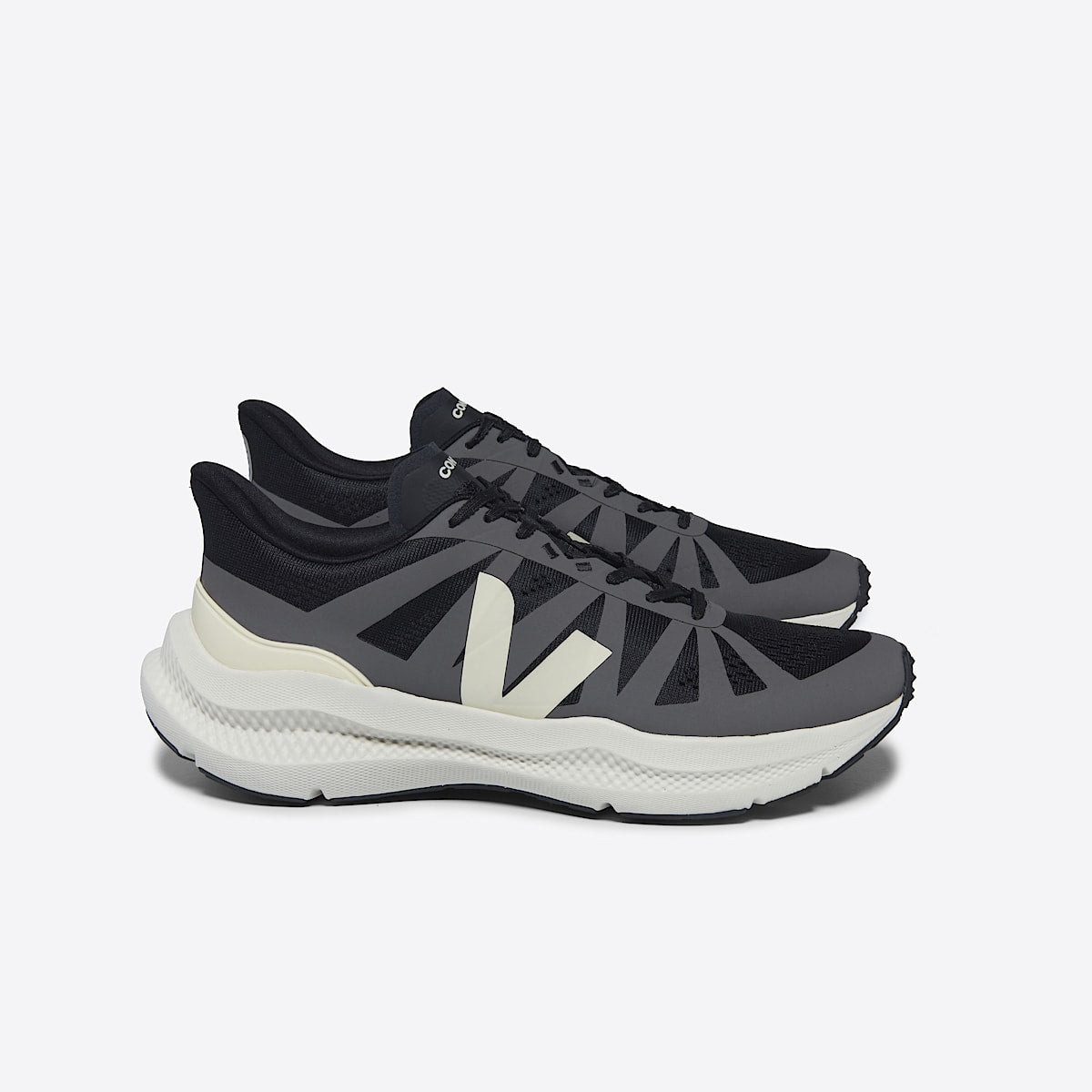 VEJA Condor 3 Engineered-Mesh Black Calcaire