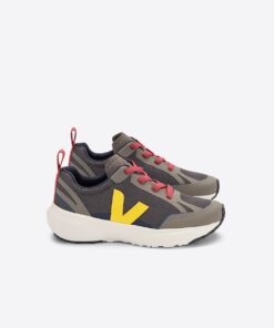 VEJA Canary Elastic Laces Alveomesh Grafite Tonic