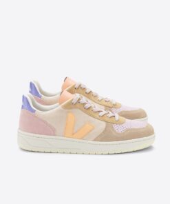 VEJA V-10 Suede Multico Peach