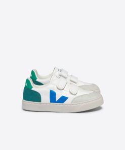 VEJA V-12 Leather White Multico Brittany