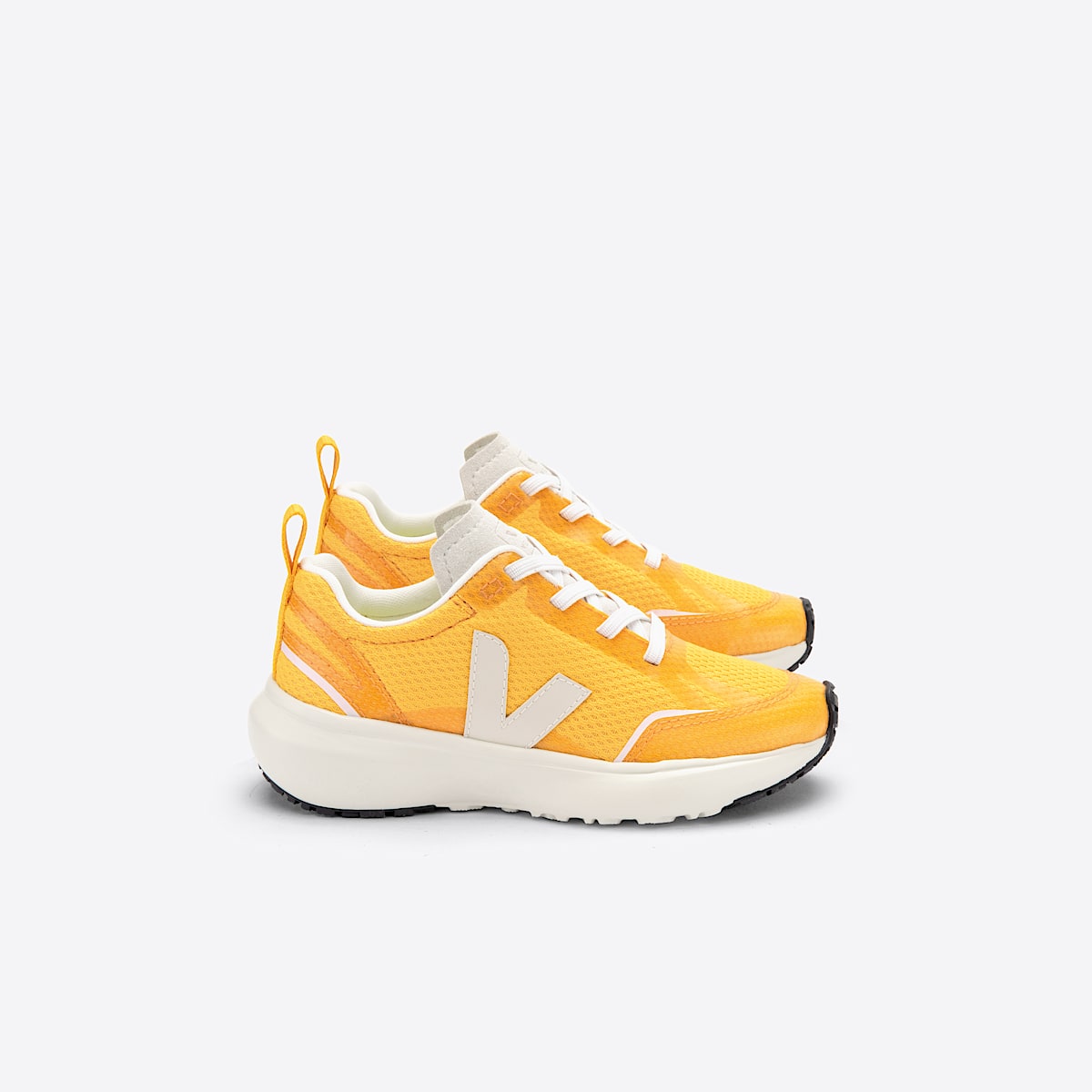 VEJA Canary Elastic Laces Alveomesh Ouro Pierre