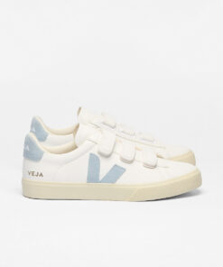 VEJA Recife Leather White Steel