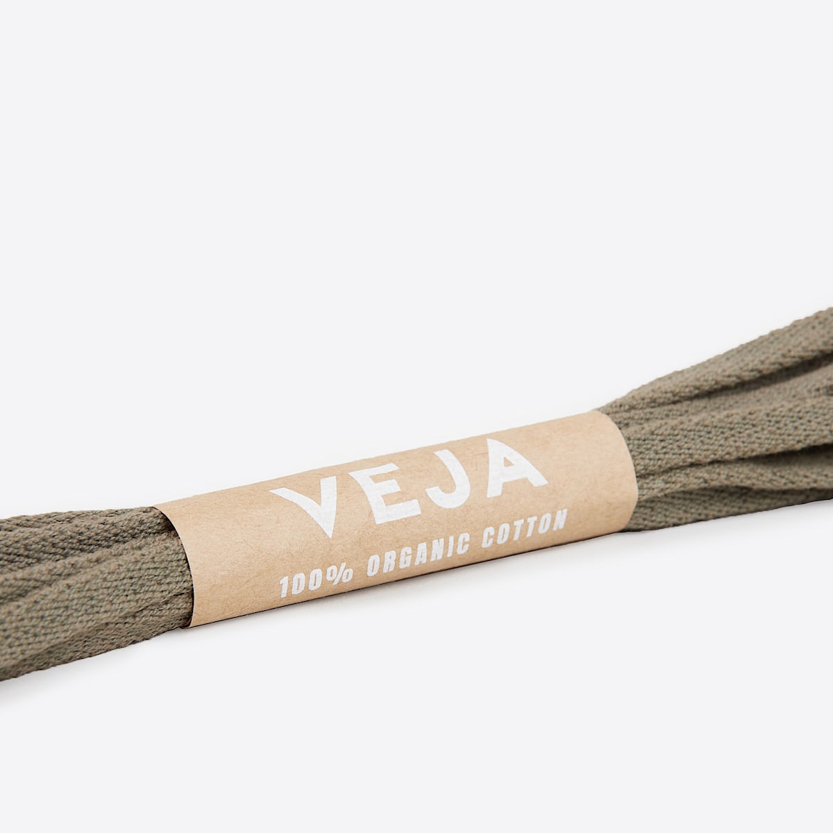 VEJA Laces Organic Cotton Kaki - Image 2