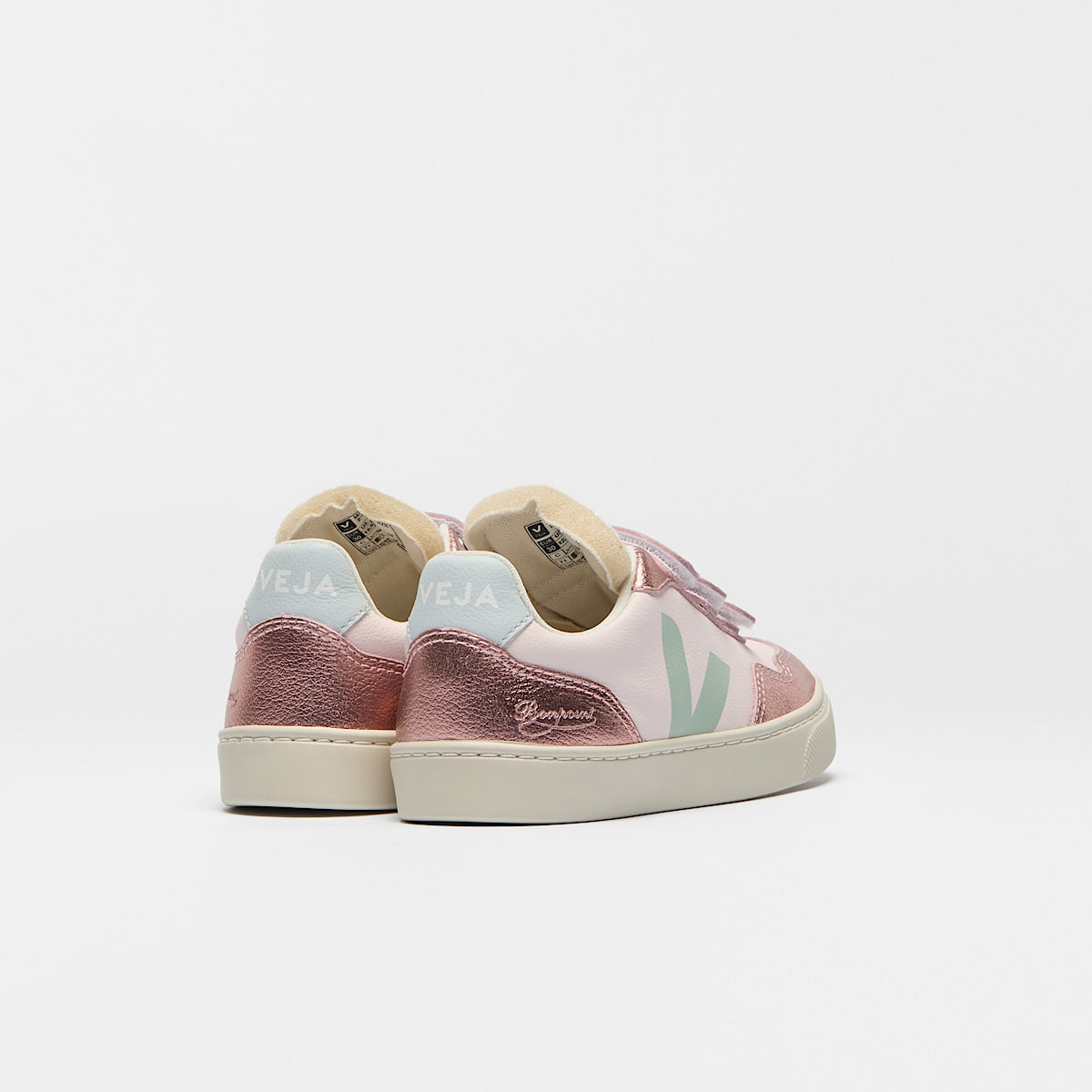 VEJA V-90 Leather x Bonpoint Lassi Sun Nacre - Image 3