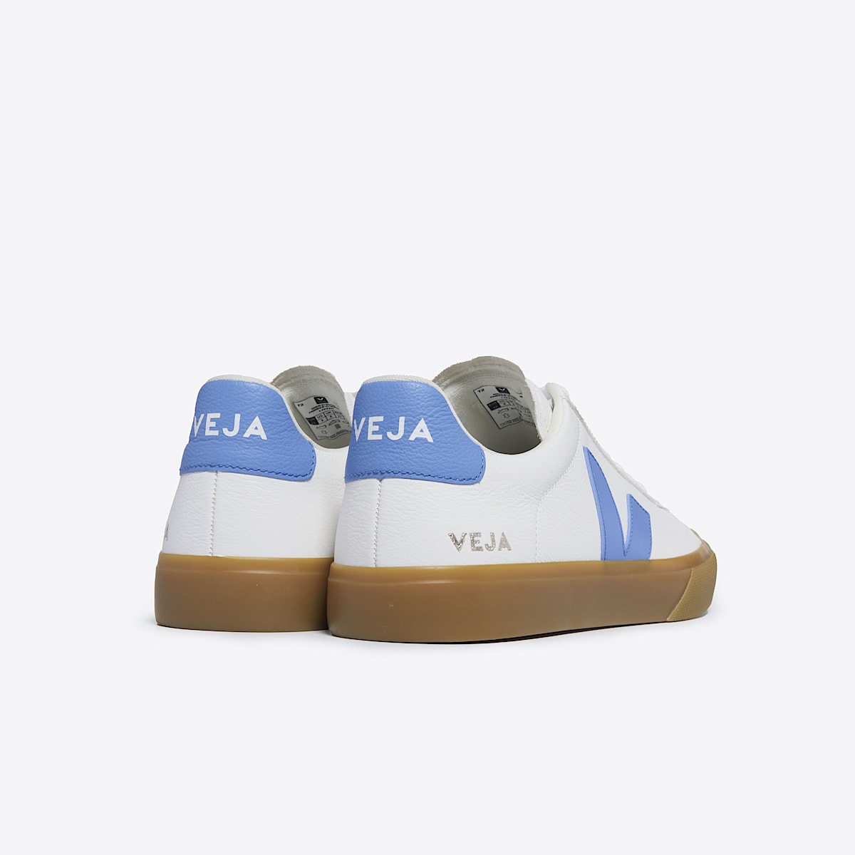 VEJA Campo Leather White Aqua Natural - Image 3