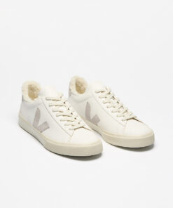 Alternative view of VEJA Campo Furred Leather White Light Grey