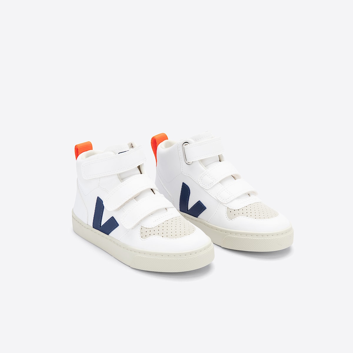 VEJA V-10 Mid CWL White Cobalt Orange Fluo - Image 2