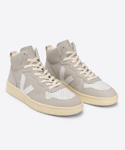 Alternative view of VEJA V-15 Nubuck Natural White