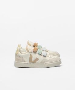 VEJA V-90 Leather x Bonpoint Pure Almond Natural