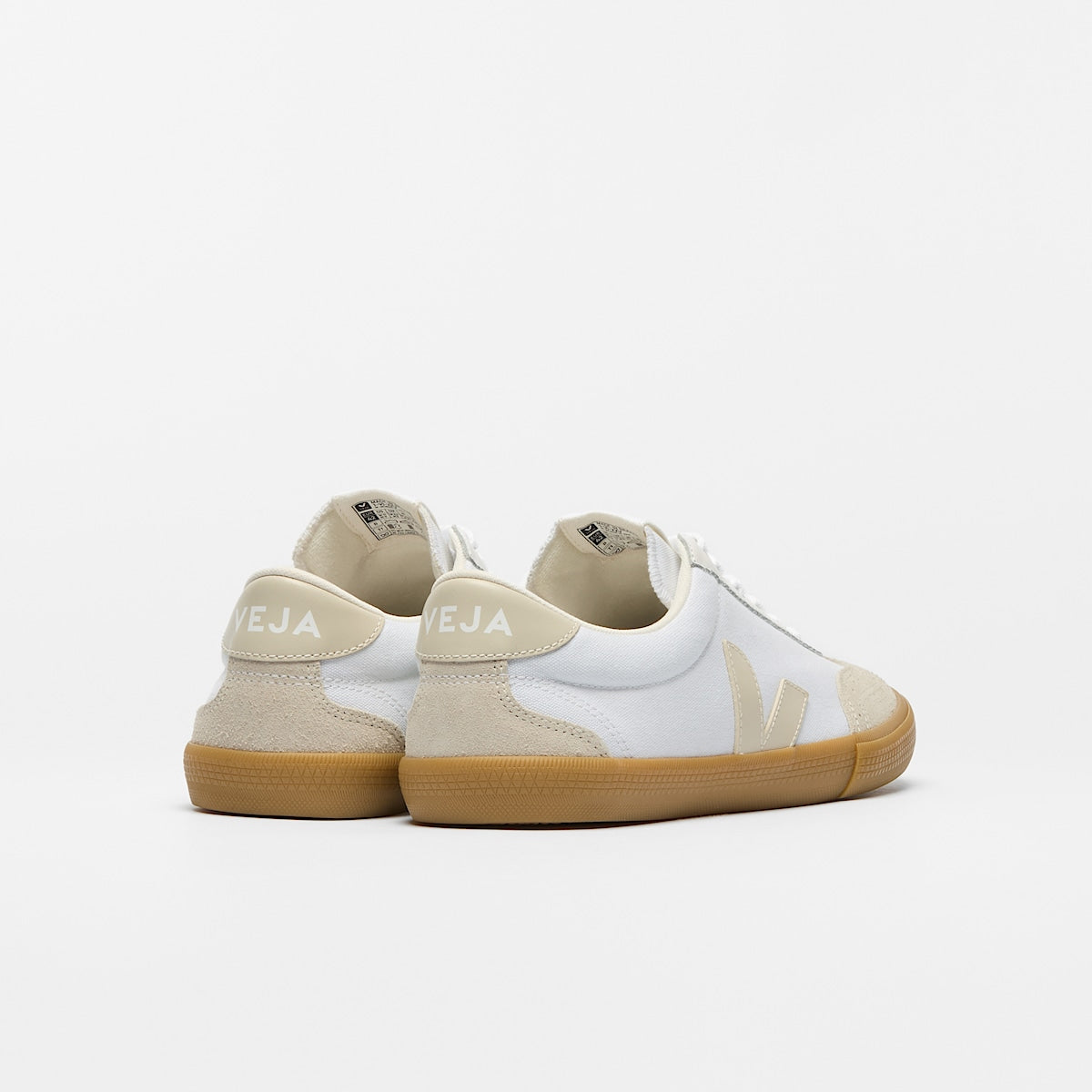 VEJA Volley Canvas White Pierre Natural - Image 3