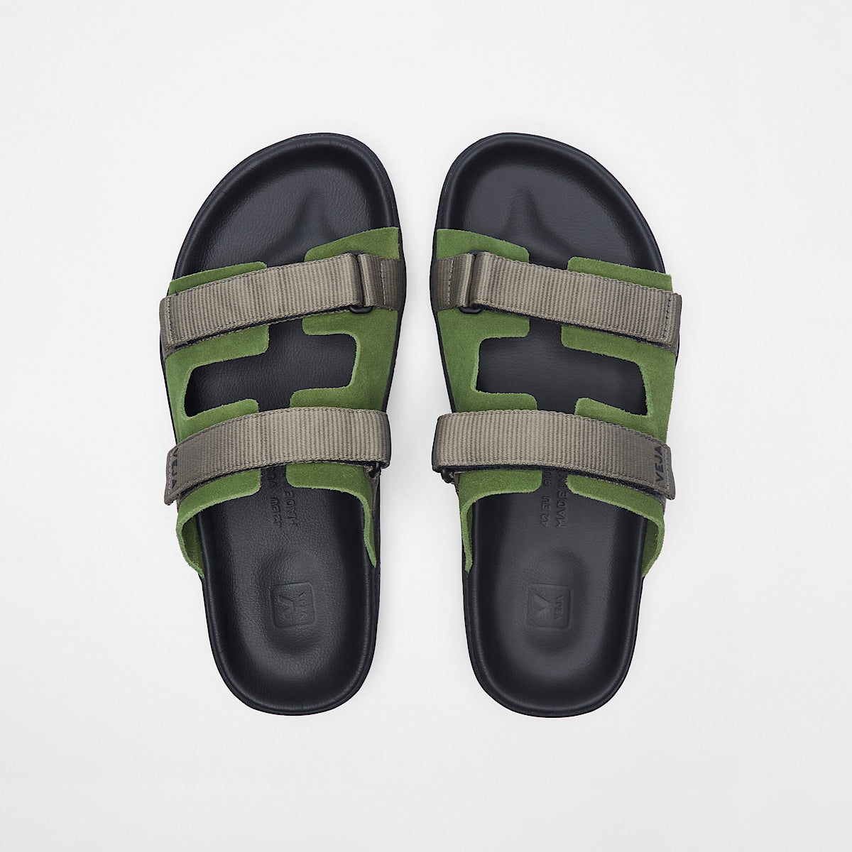 VEJA Arpoador Suede Militar Kaki Black - Image 2
