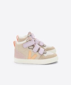 VEJA V-10 Mid Suede Multico Almond Peach