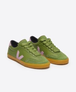 Alternative view of VEJA Volley Leather x Make My Lemonade Kiwi Orchid
