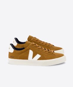 VEJA Campo Suede Camel White