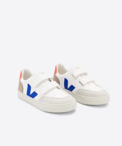 Alternative view of VEJA V-12 Leather White Multico Miel
