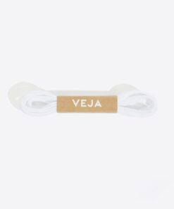 VEJA Laces Organic Cotton White