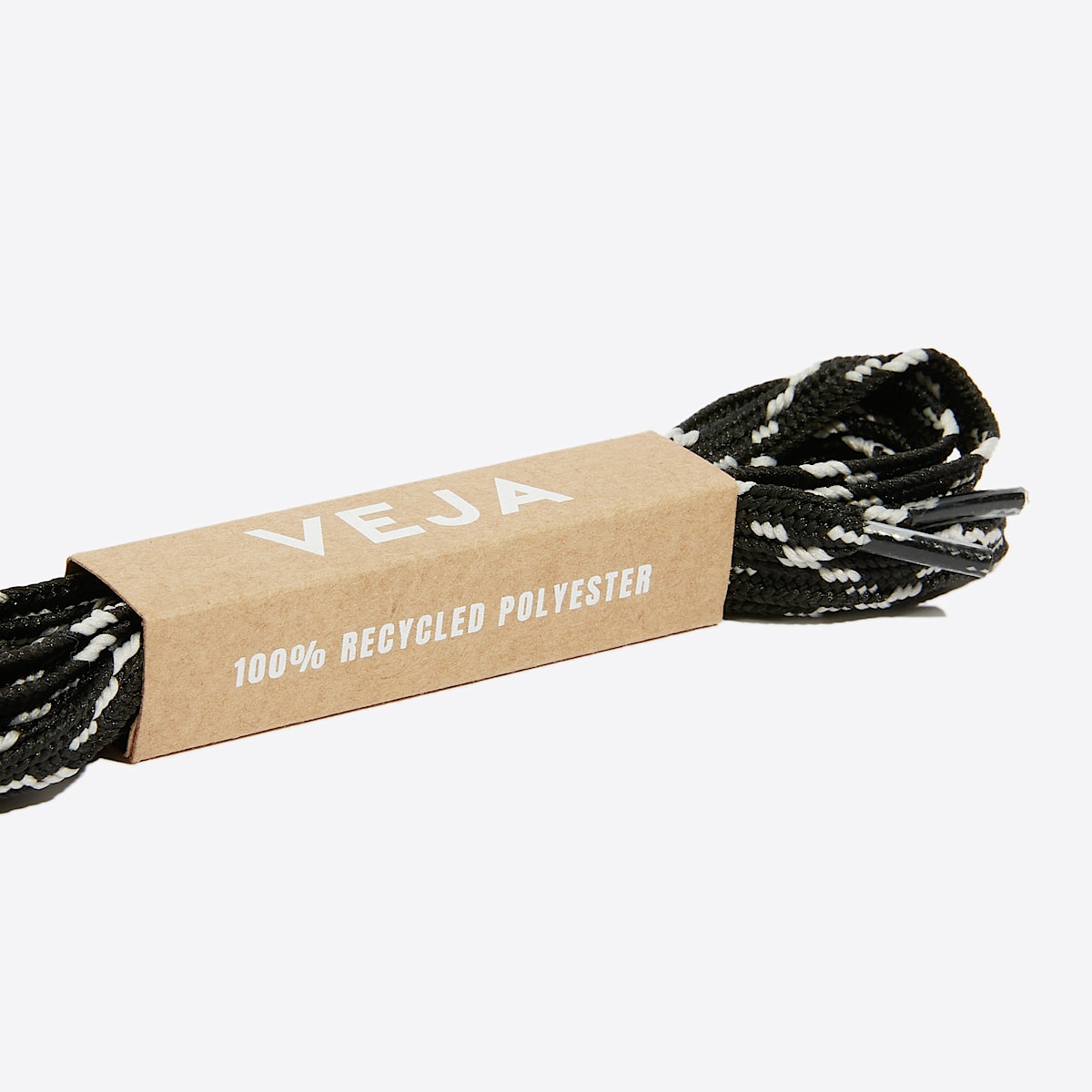 VEJA Laces Black Oxford Grey - Image 2