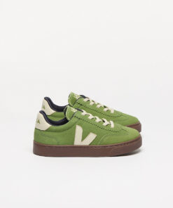 VEJA Volley Elastic Laces Suede Kiwi Pierre Bark