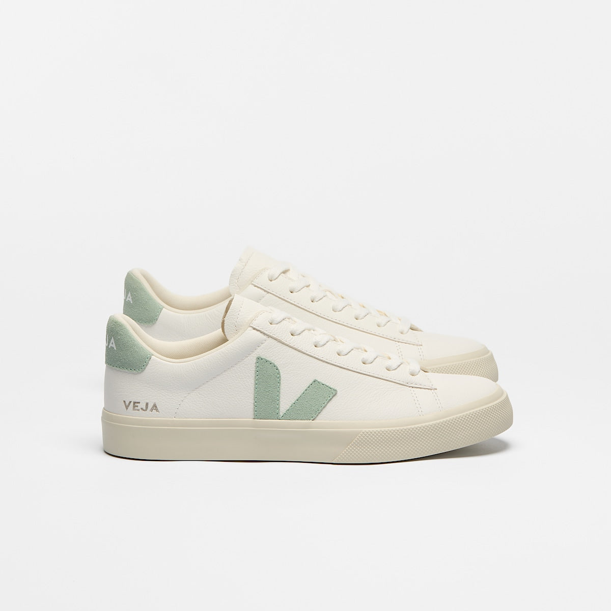 VEJA Campo Leather White Matcha
