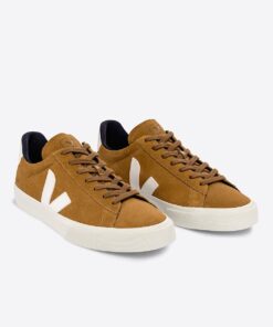 Alternative view of VEJA Campo Suede Camel White