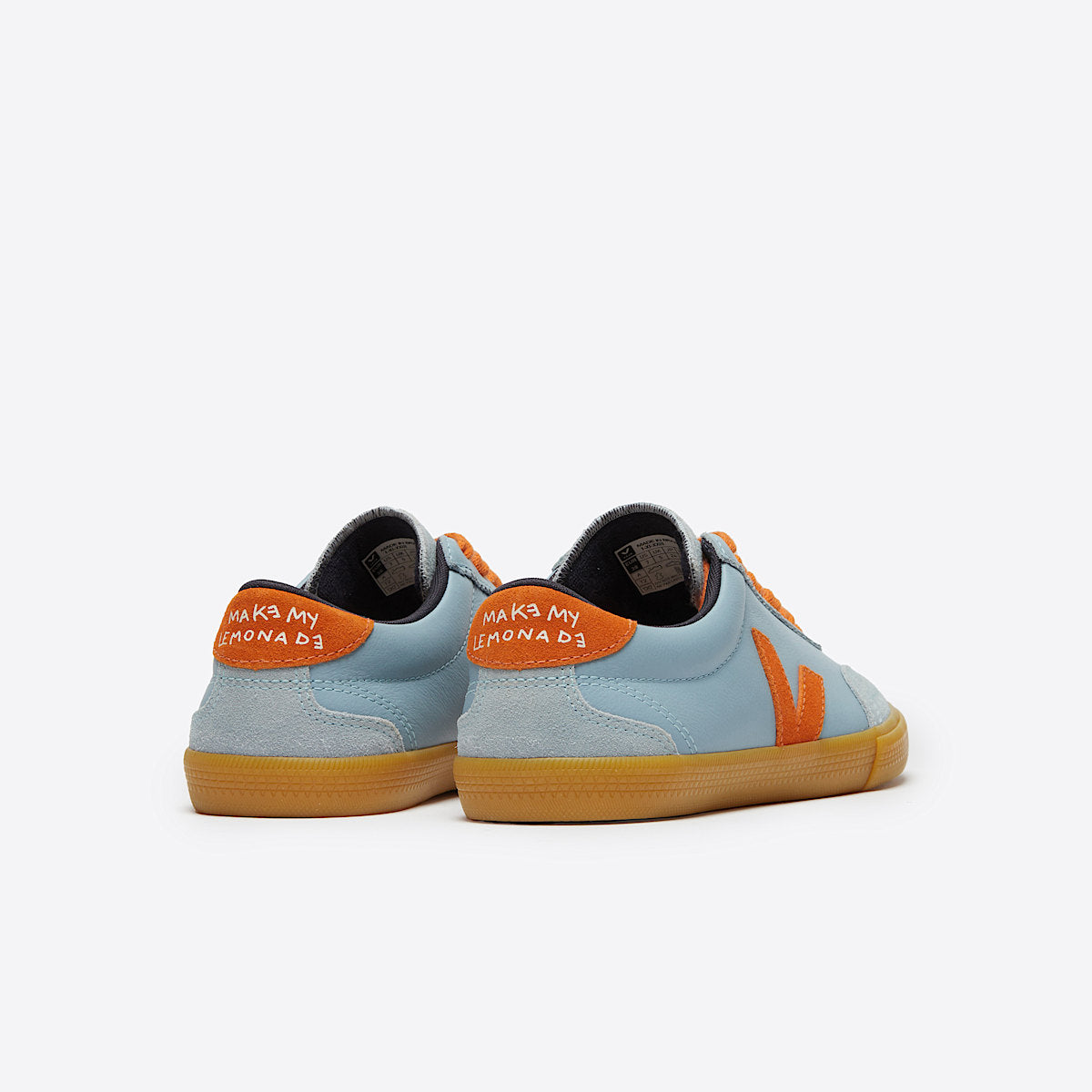 VEJA Volley Leather x Make My Lemonade Steel Pumpkin - Image 3