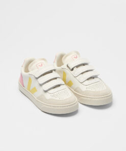 Alternative view of VEJA V-90 Leather White Aurora Glimmer