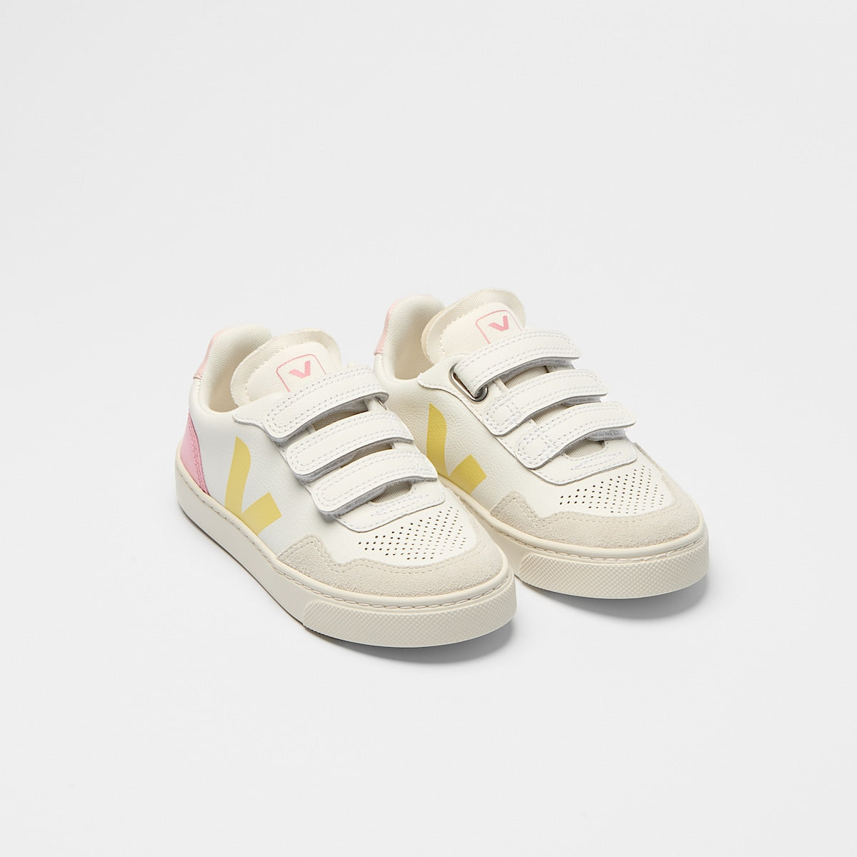 VEJA V-90 Leather White Aurora Glimmer - Image 2