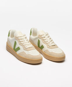 Alternative view of VEJA V-90 Leather Pure Kiwi Almond Natural